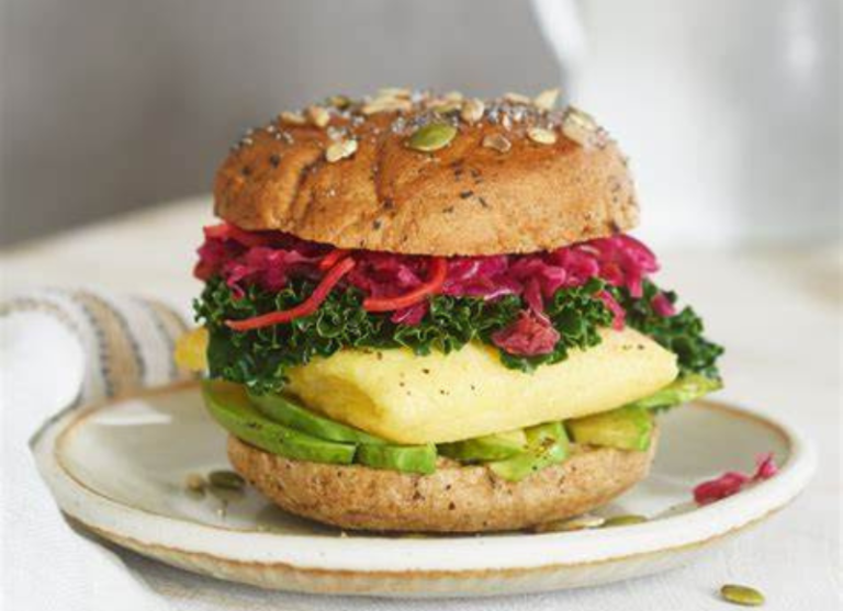 plant based breakfast sandwich